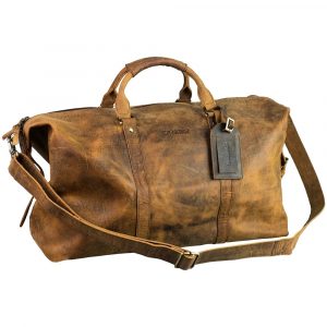 FLBG14027 Scaramanga Leather Duffle Bag