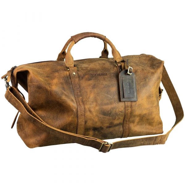 FLBG14027 Scaramanga Leather Duffle Bag