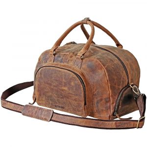 FLBG14069 Scaramanga Leather Holdall