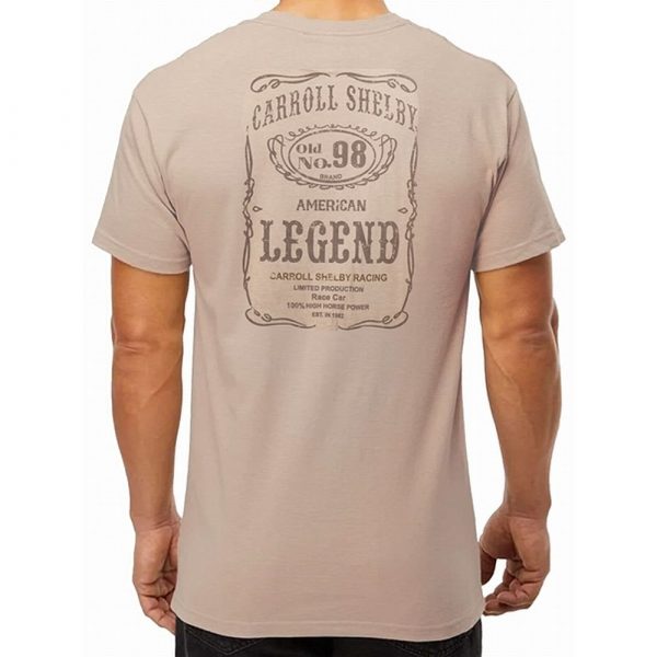 103912-TAN Shelby American Legend Cobra T-Shirt Print