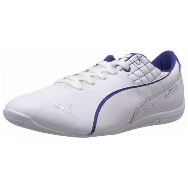 305355-02 Puma MAMG Petronas Drift Cat 6 Leather White Clematis Blue