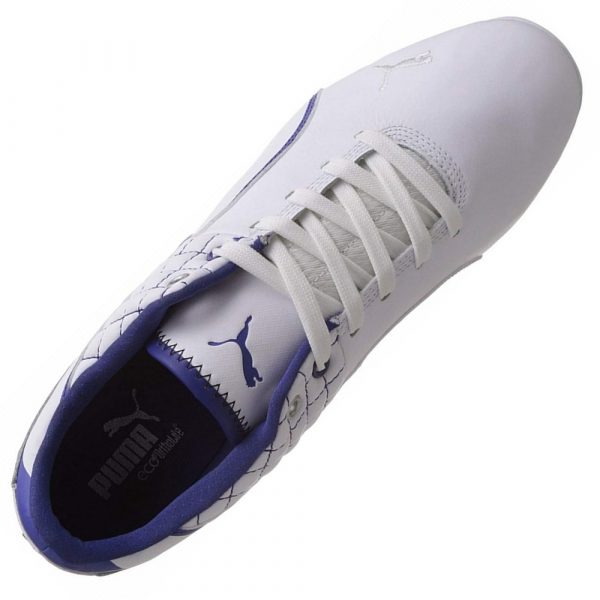 305355-02 Puma MAMG Petronas Drift Cat 6 Leather White Clematis Blue