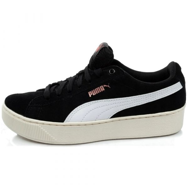 368012-02 Puma Vikky Platform IT Black Trainers