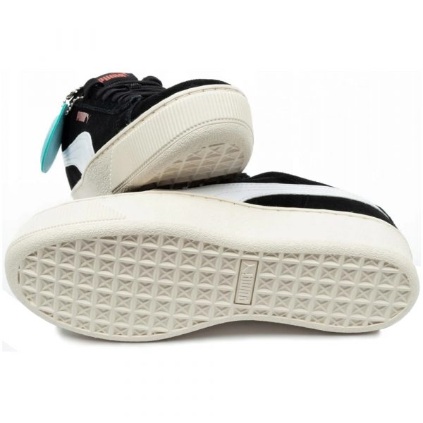 368012-02 Puma Vikky Platform IT Black Trainers