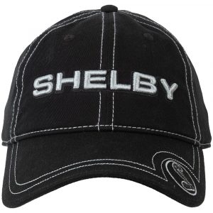 394201-BLK Shelby 3D Applique Tiffany Snake Black Baseball Cap