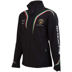 Automobili Lamborghini Squadra Corse Ladies Softshell Jacket Black