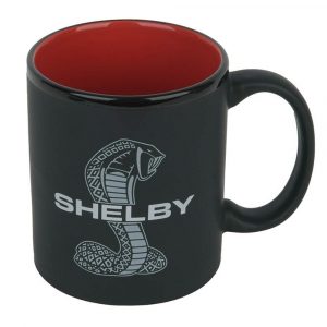 CM355-BLK Shelby Tiffany Snake Split Two Tone Ceramic Mug