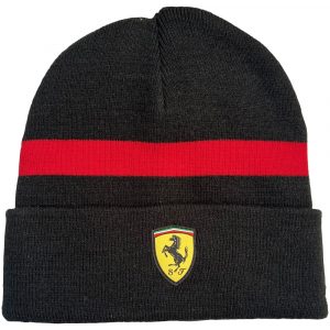 Ferrari SF Knitted Beanie Black