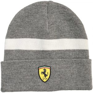 Ferrari SF Knitted Beanie Grey