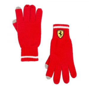 Ferrari Scuderia SF Knitted Gloves Red