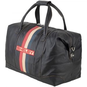 GP0002-DB Shelby Genuine Leather Vintage Stripe Duffel Bag
