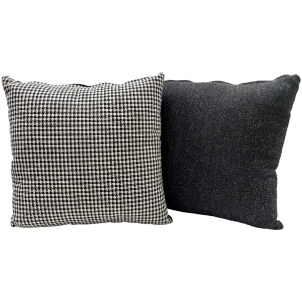 Iconic Original Porsche Pepita Herringbone Tweed Cushion Pair