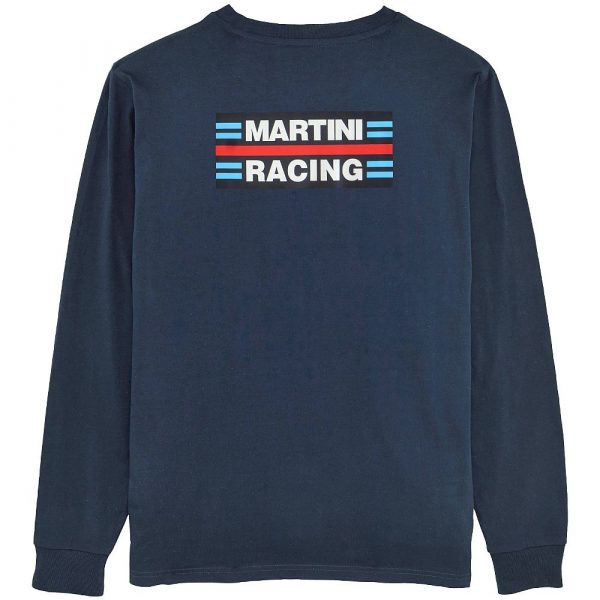 MPM18xB Martini Racing Long Sleeve Team T-Shirt Navy Blue