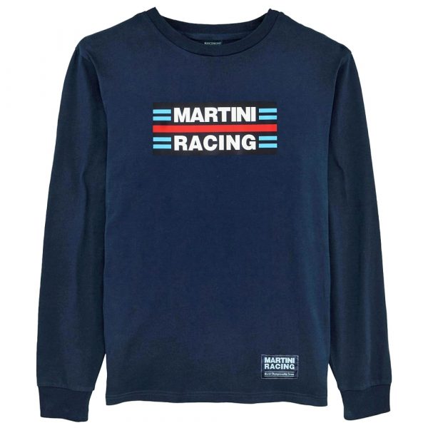 MPM18xB Martini Racing Long Sleeve Team T-Shirt Navy Blue