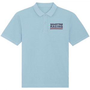Martini Racing Men's Polo Shirt 1981 Sportline Light Blue
