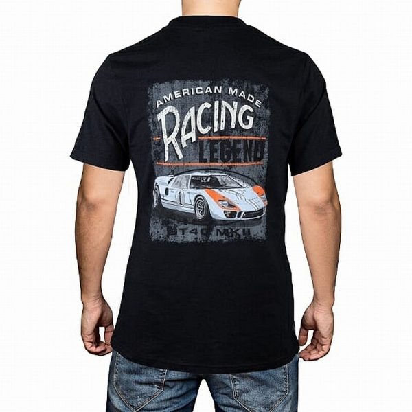 RIO0089-BH Shelby GT40 American Made Black Heather T-Shirt