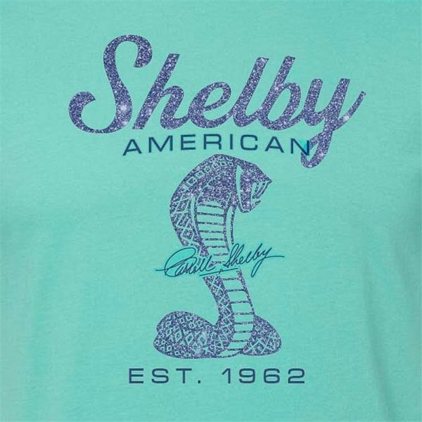 RIO0229-SALT Shelby Women's Crystalline Tiffany Snake Saltwater Print