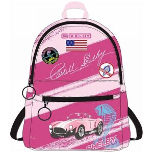 RR0006Y-PNK Shelby Cobra Signature Mini Backpack Pink