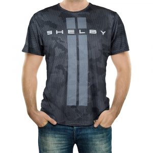 SAM0082-CAMO Shelby Camo Carbon Fiber Design T-Shirt