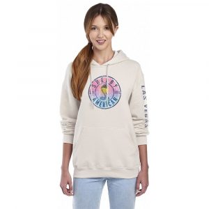 SAM0539L-OAT Shelby Ladies Tiffany Snake Oatmeal Colour Fade Hoodie