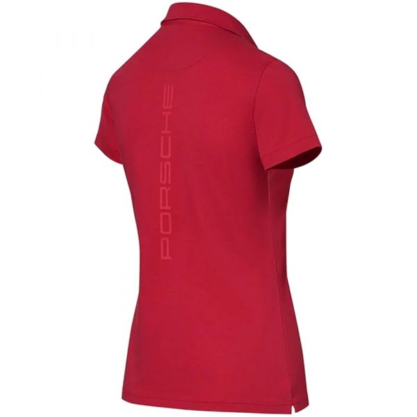 WAP 804 0L FMS Porsche Motorsport Fanwear Ladies Red Polo Shirt