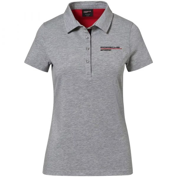 WAP80500L0LFMS Porsche Ladies Motorsport Fanwear Polo Shirt Grey