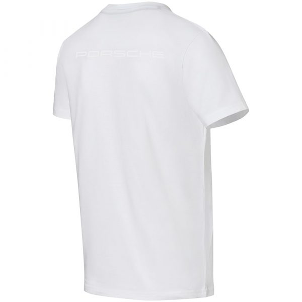 WAP 807 0L FMS Porsche Mens Motorsport Fanwear T-Shirt White
