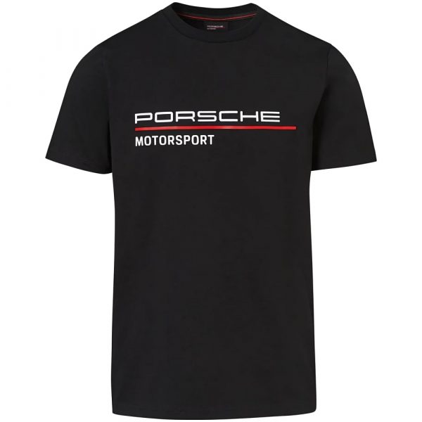 WAP 808 0L FMS Porsche Mens Motorsport Fanwear T-Shirt Black