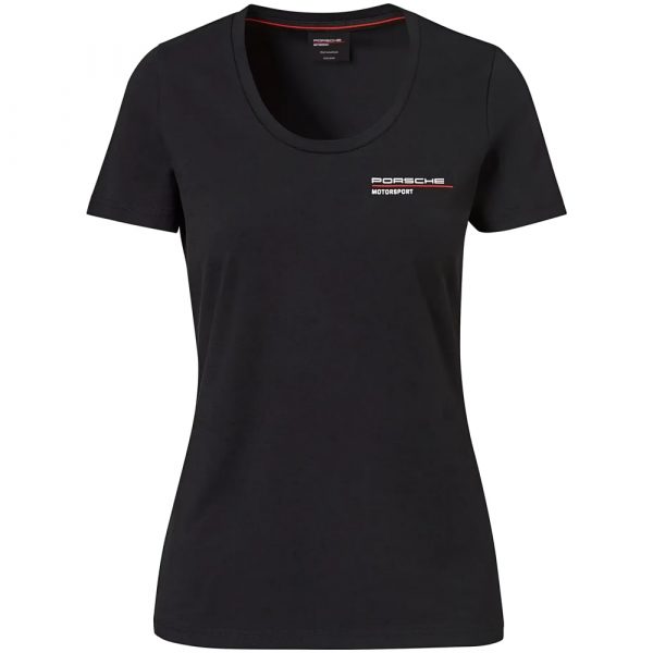 WAP81200L0LFMS Porsche Motorsport Fanwear Ladies Black Tshirt