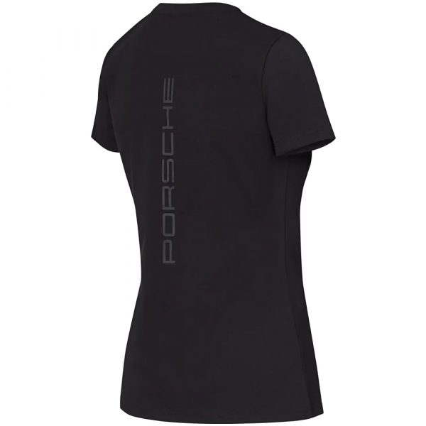 WAP81200L0LFMS Porsche Motorsport Fanwear Ladies Black Tshirt Back