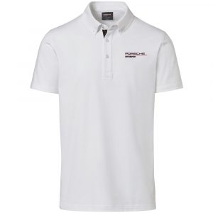 WAP801xxx0LFMS Porsche Mens Motorsport Fanwear Polo Shirt White