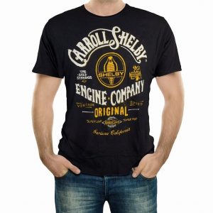 WQM1474-BLK Carroll Shelby Engine Company T-Shirt