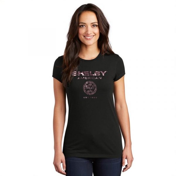 WQM7841-BLK Shelby Las Vegas Womens Foil T-shirt