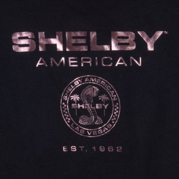 WQM7841-BLK Shelby Las Vegas Womens Foil T-shirt Print