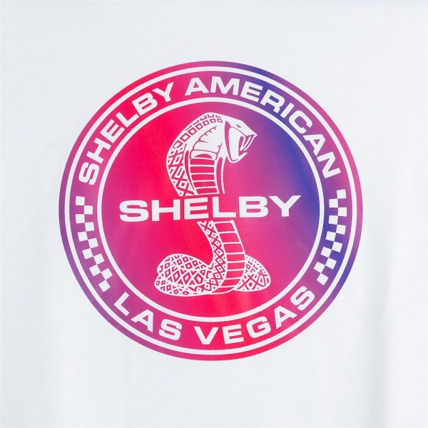 WQM766-WHT Shelby American Ladies Las Vegas White Hoodie