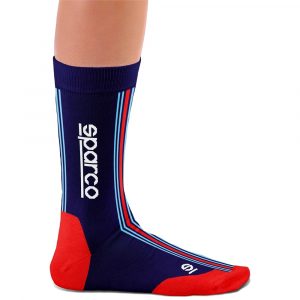 099145MRBMRS Sparco Martini Racing Iconic Design Socks Blue Red