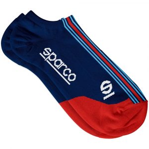 BMZ0001D0N31A58 Sparco Martini Racing Iconic Design Low Cut Socks Blue Red