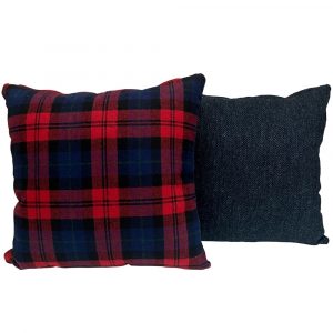 Iconic Original Porsche Tartan Herringbone Tweed Cushion