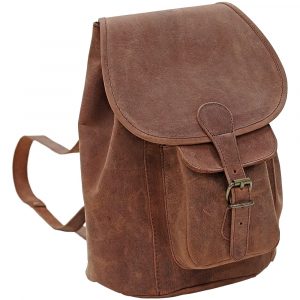 FLBG14012 Scaramanga Boho Leather Backpack Mini