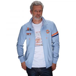 Grandprix Originals Gulf Hybrid Hoodie Light Blue