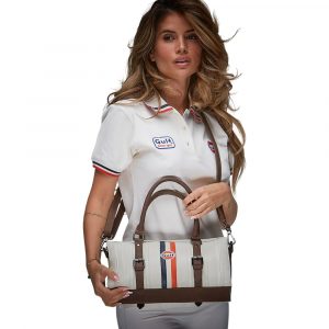 Grandprix Originals Ladies Light Beige Gulf Bowling Handbag