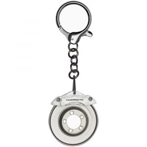 WAP0303050L Porsche White Brake Disc Key Chain