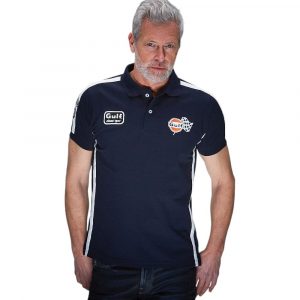 Grandprix Originals Gulf Classic Race Men's Polo Shirt Navy Blue