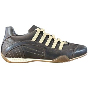 Grandprix Originals Men's Leather Sneaker Racing Maroon